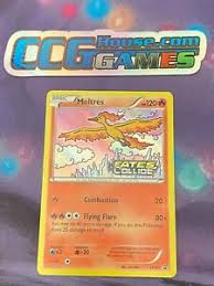 The following table is a complete list of cards in the pokemon fossil set. Pokemon Tcg Moltres Xy127 Xy Fates Collide Prerelease Promo Black Star Ccghouse Ebay