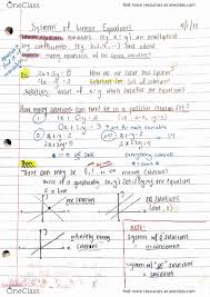 Class Notes For Math 3a At University