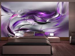 Wall Mural Purple Swirls Ii Modern