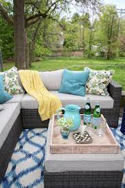 cozy outdoor living room