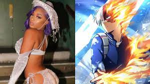 Megan jovon ruth pete (born february 15, 1995), known professionally as megan thee stallion, is an american rapper, singer, and songwriter. Rapper Megan Thee Stallion Channels Her Inner Todoroki For Paper Photoshoot Dexerto