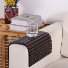 flexible bamboo sofa armrest tray