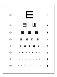 Printable Eye Chart Vision Test Free Printable Eye Chart