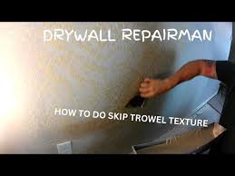 How To Do Skip Trowel Texture Easy