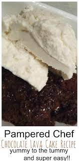 pered chef chocolate lava cake