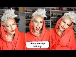 easy red lips makeup tutorial for