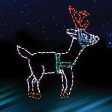 reindeer yard decorations