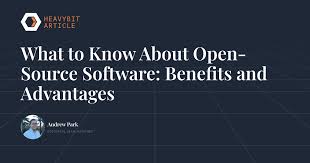 open source software benefits and