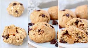 The recipe for these sweet baked treats is really my adaptation of the classic raisin filled cookie recipe. Oatmeal Raisin Cookies With Caramel Filling Whitneybond Com