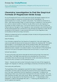 To determine the standard enthalpy of formation of Magnesium Oxide using Hess Law