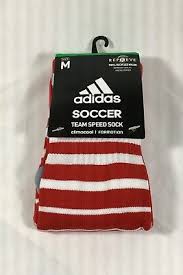 Adidas Team Speed Soccer Socks Size Medium White W
