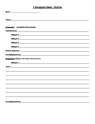 5 Paragraph Essay Format By Barefoot In 3rd Grade Tpt