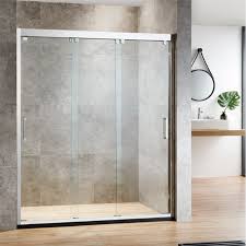 Your first step is to measure the opening of your shower to determine what size door will be the best fit. Triple Glass Partition Caravan Plastic 3 Doors Used 3 Panel Sliding Shower Door Buy 3 Doors Sliding Shower Door Plastic Shower Door Caravan Shower Door Product On Alibaba Com