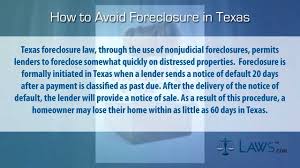 Texas Home Foreclosure Process Toughnickel