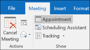 cancel a meeting microsoft support