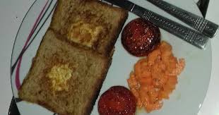 egg in bread toast recipe by vio12