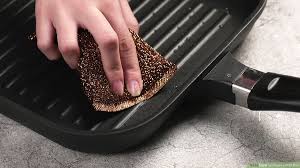 5 ways to clean a grill pan wikihow