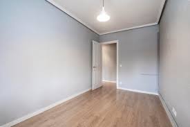 Empty Room With Oak Wood Floor Gray