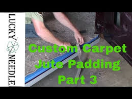 installing jute carpet padding