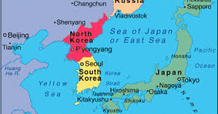 Image result for korea and japan map