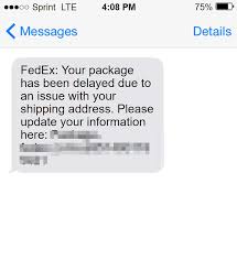package fedex com a fake fedex site