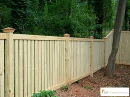 Wood Picket Fence Fence Landscaping