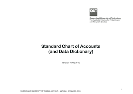 Pdf Standard Chart Of Accounts And Data Dictionary