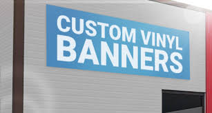 custom vinyl banner printing service in
