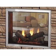Burning Fireplace Indoor Outdoor
