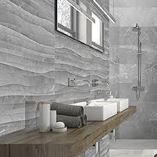 Grey Wave Room Branded Tiles