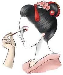 the makeup of the geisha the materials