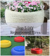 A couple of old tires; Diy Repurposed Old Tires Decor And Dine