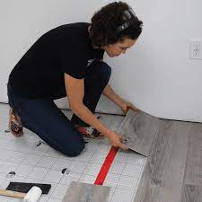 install vinyl plank flooring in your shed