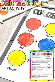 Color Mixing Art Activities For Kids