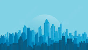 modern city skyline backgrounds vector