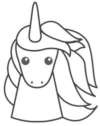 Supercoloring.com is a super fun for all ages: Unicorn Line Drawing Unicorn Head Outline Coloring Page
