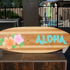 Aloha Sign Beach Decor Hawaii Decor