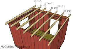 10x12 flat shed roof plans myoutdoorplans