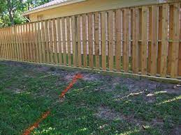 This style creates broken sight lines, effectively softening the fence line and the impact on the area around it. 6 Ft Cedar Shadow Box Fence 1x6 Cedar Cap Top Fenced In Yard Building A Fence Shadow Box Fence
