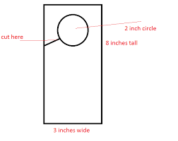 Microsoft Door Hanger Template Door Hanger Template For Illustrator
