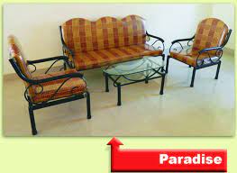 irony black paradise wrought iron sofa set