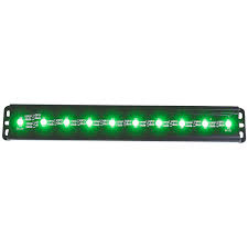 Anzo Usa 12 Universal L E D Light Bar Green