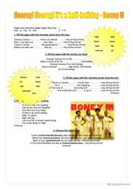 summer song and nursery rhyme activity