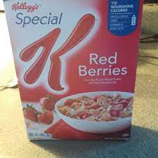 special k red berries and nutrition facts