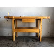 Get rid of wire clutter in your living room with this this modern end table is easy to build and the free woodworking plans at the link are easy to follow. Vintage White Gate Distressed Woodworking Bench Chairish