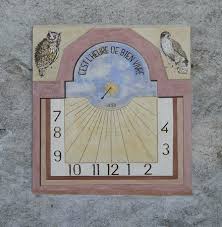 cadran solaire vertical sundial at