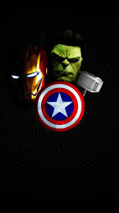 hulk and iron man s faces background