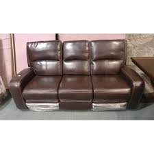a zach brown leather 3 seater manwah