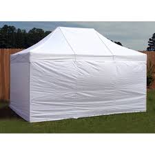 white rectangle outdoor canopy sidewall
