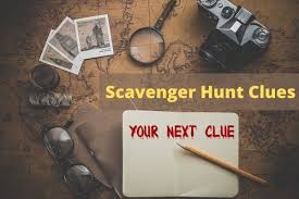 scavenger hunt clues